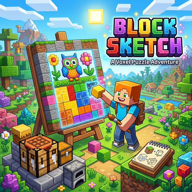Block Sketch — minecraft drawing game