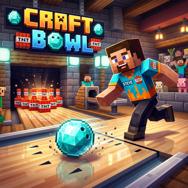 Craft Bowl — minecraft bowling game