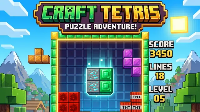 Craft Tetris — minecraft tetris