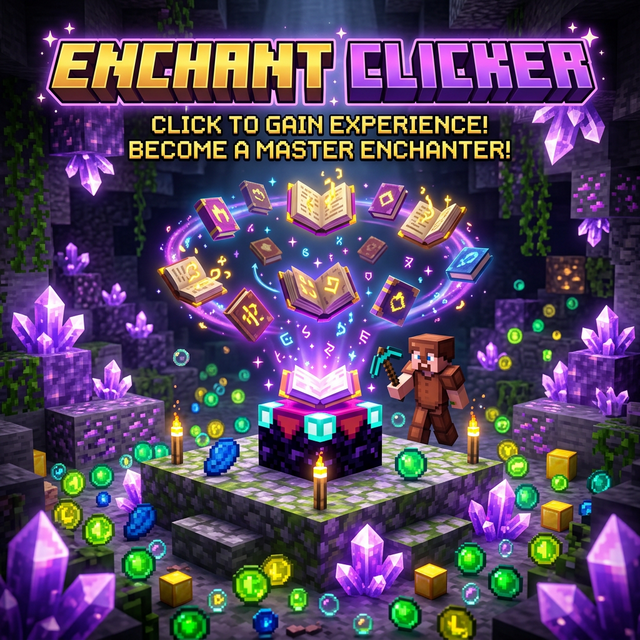 Enchant Clicker — minecraft idle clicker