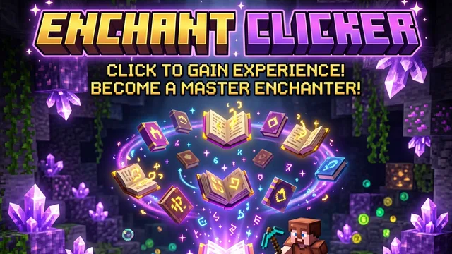 Enchant Clicker — minecraft idle clicker