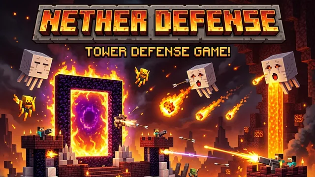 Nether Defense — minecraft tower defense