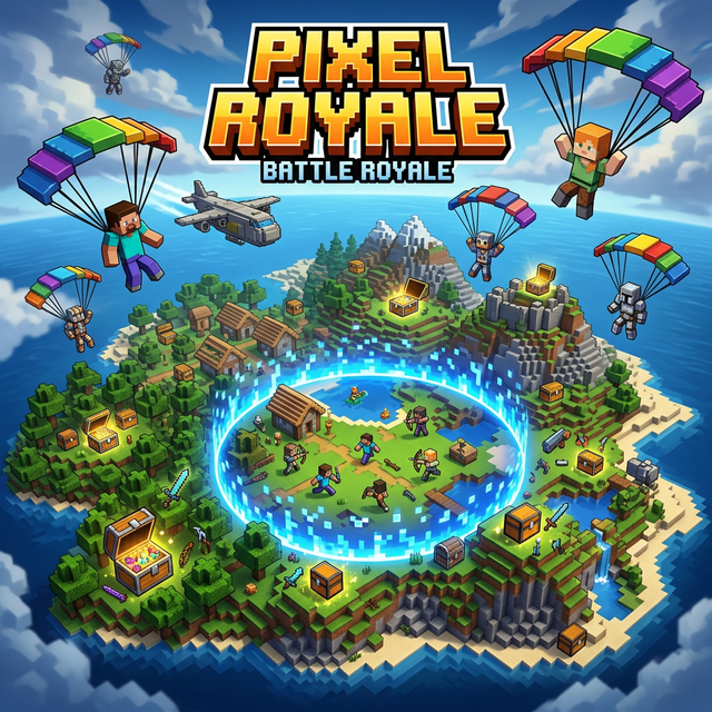 Pixel Royale — minecraft battle royale