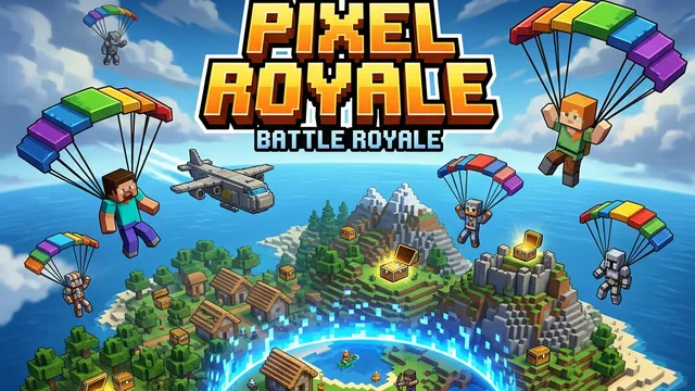 Pixel Royale — minecraft battle royale