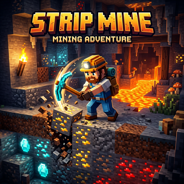 Strip Mine — minecraft mining game