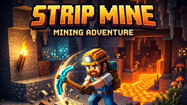 Strip Mine — minecraft mining game