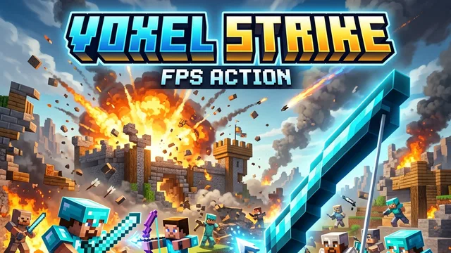 Voxel Strike — minecraft shooter game
